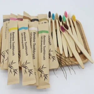 Biodegradable Bamboo Toothbrush 50/100Pcs