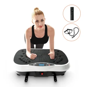 Vibration Plate Full-Body with Bluetooth Remote and Resistance Bands